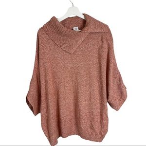 Cabi sweater 3/4 sleeve asymmetrical neck